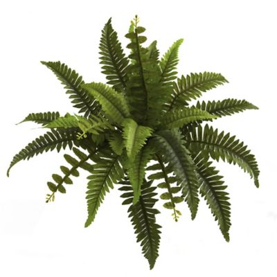 Image showing  14 in. Artificial Boston Fern Plant, 6 pc.