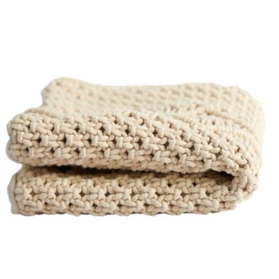 Image showing  16 in. Boho Woven Macrame Decorative Pillow Cover