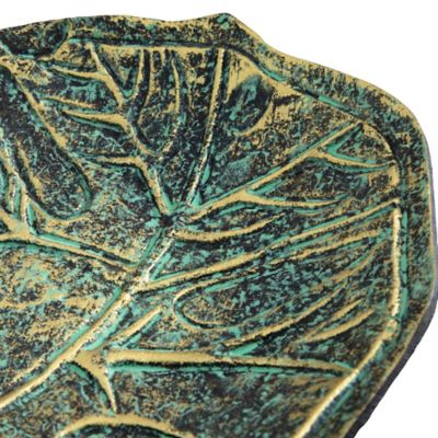 Image showing  10 in. Leaf Shaped Decorative Accent Tray