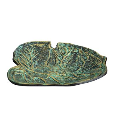 Image showing  10 in. Leaf Shaped Decorative Accent Tray