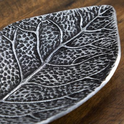 Image showing 6 th Nearly Natural 16 in. Antique Leaf Decorative Accent Tray
