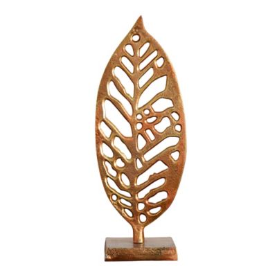 Nearly Natural 17 in. Copper Beech Sculpture Decorative Accent