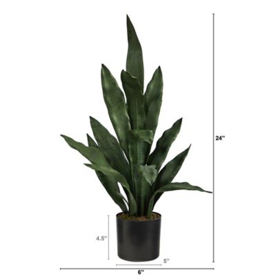 Image showing  2 ft. Artificial Sansevieria Plant