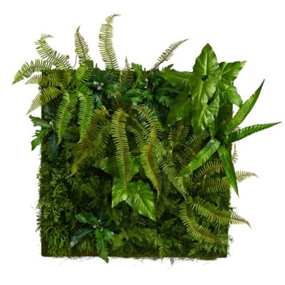 Nearly Natural 40 in. Artificial x 40 in. Artificial Forest Living Wall