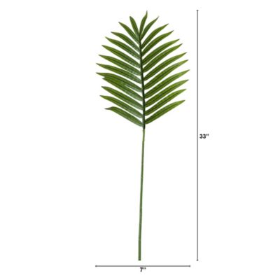 Image showing  33 in. Artificial Palm Frond Stems, 3 pc.