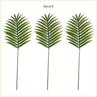 Image showing  33 in. Artificial Palm Frond Stems, 3 pc.