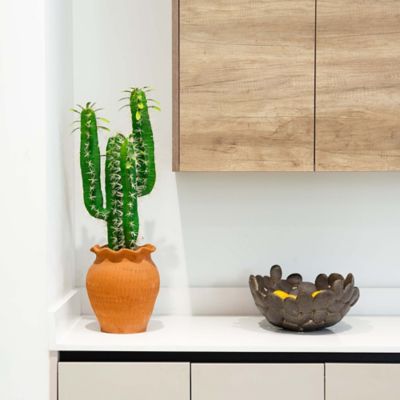 Image showing  28 in. Artificial Cactus in Terracotta Planter