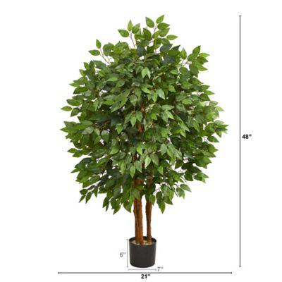 Image showing  4 ft. Artificial Super Deluxe Ficus Tree