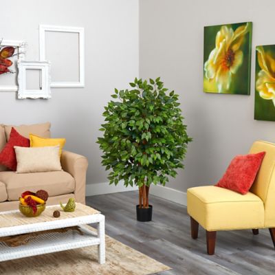 Image showing  4 ft. Artificial Super Deluxe Ficus Tree