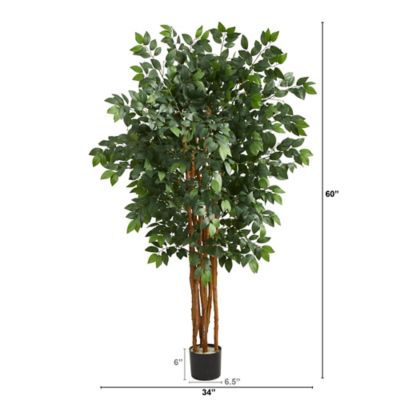 Image showing  5 ft. Artificial Sakaki Tree with 1,470 Bendable Branches