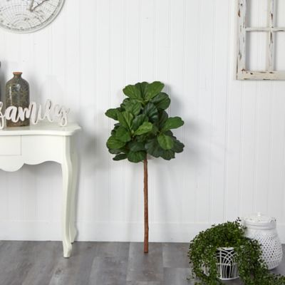 Image showing  3.5 ft. Artificial Fiddle Leaf Tree, No Pot