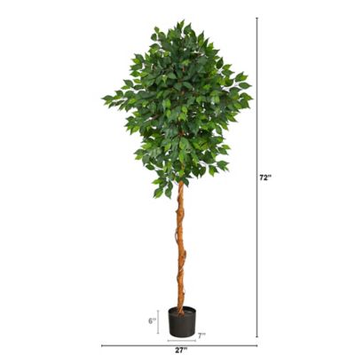 Image showing  6 ft. Artificial Ficus Tree