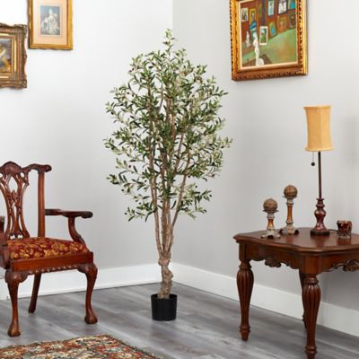 Image showing  5 ft. Artificial Olive Tree with 1,656 Leaves