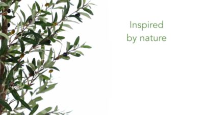 Image showing  5 ft. Artificial Olive Tree with 1,656 Leaves