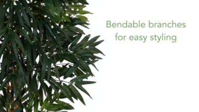 Image showing  5.5 ft. Artificial Phoenix Palm tree with Natural Trunk