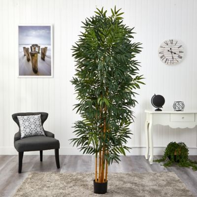 Image showing  6.5 ft. Artificial Phoenix Palm Tree with Natural Trunk