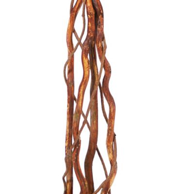 Image showing  3.5 ft. Artificial English Ivy Single Ball Topiary Tree with Natural Trunk, UV Resistant, Indoor/Outdoor