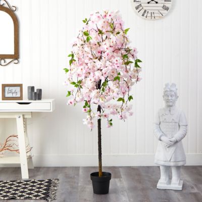 Image showing  5 ft. Artificial Cherry Blossom Tree, Pink, T1702