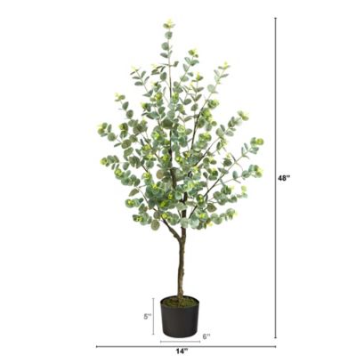 Image showing  4 ft. Artificial Eucalyptus Tree