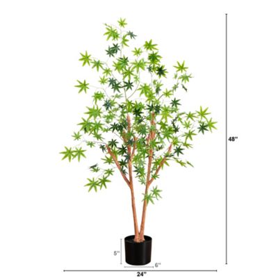 Image showing  4 ft. Artificial Maple Tree