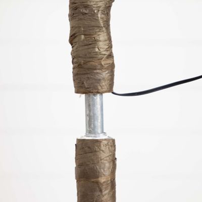 Image showing  6 ft. Pre-Lit Artificial Olive Tree with 300 Warm White LED Lights