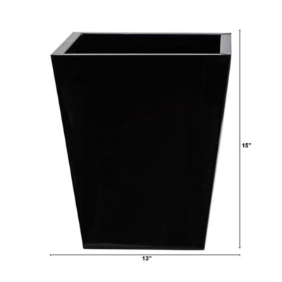 Image showing  Classic Square Metal Planter, 15 in.