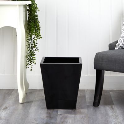 Image showing  Classic Square Metal Planter, 15 in.