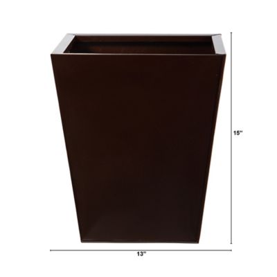 Image showing  Classic Square Metal Planter, 15 in.