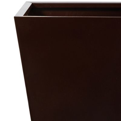 Image showing  Classic Square Metal Planter, 15 in.