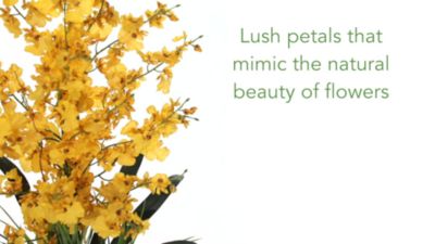 Image showing  Artificial Dancing Lady Silk Orchid Arrangement, 26 in.