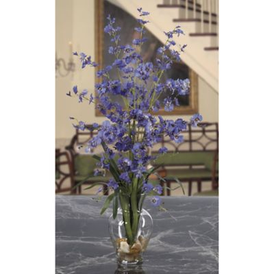 Image showing  8 in. Artificial Dancing Lady Liquid Illusion Silk Flower Arrangement