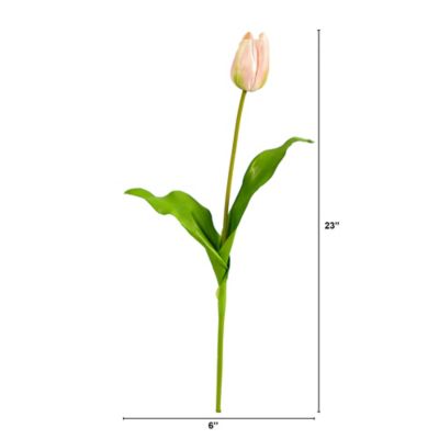 Image showing  23 in. Artificial Dutch Tulip Flower, 12 pc.