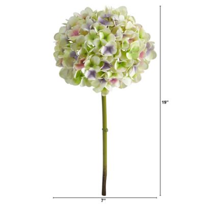 Image showing  19 in. Artificial Hydrangea Flower, 3 pc., Purple, 2359-S3-LPU