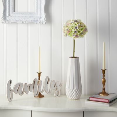 Image showing  19 in. Artificial Hydrangea Flower, 3 pc., Purple, 2359-S3-LPU