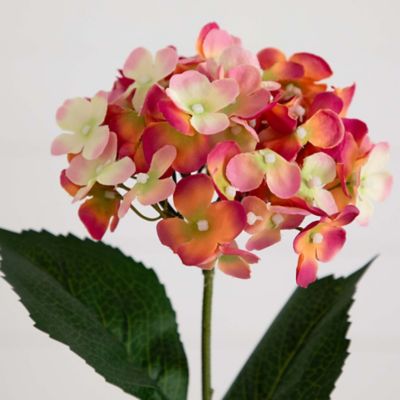 Image showing  20 in. Artificial Hydrangea Flower Stems, 3 pc., Pink