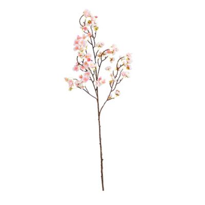 Nearly Natural 41 in. Artificial Cherry Blossom Flower Stems, 3 pc., Pink