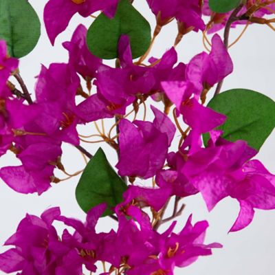 Image showing  47 in. Artificial Bougainvillea Flower Stems, 3 pc., Purple