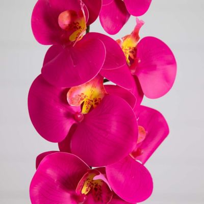 Image showing  35 in. Artificial Orchid Flower Stems, 3 pc., Pink