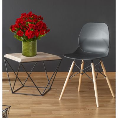 Image showing  20 in. Artificial Geranium Plant in Metal Planter, UV Resistant, Indoor/Outdoor, Red