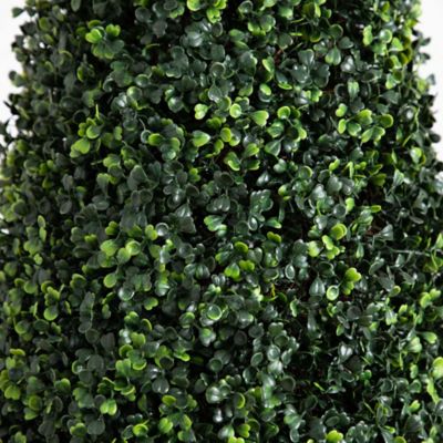 Image showing  7 ft. Artificial Boxwood Topiary Cone Tree, UV Resistant, Indoor/Outdoor