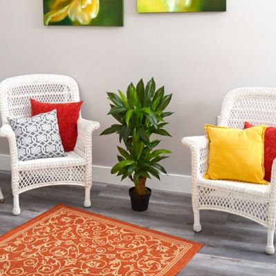 Image showing  Artificial 3 ft. Corn Stalk Dracaena Plant, Real Touch