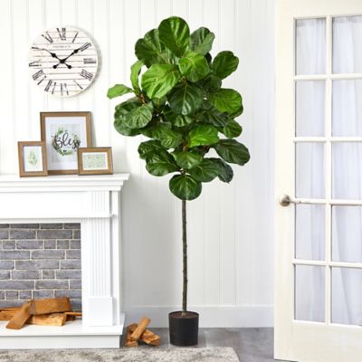 Image showing  78 in. Artificial Fiddle Leaf Tree