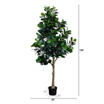 Image showing  12 ft. Artificial Fiddle Leaf Tree