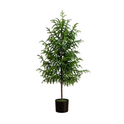 Nearly Natural 4 ft. Artificial Norfolk Pine Tree