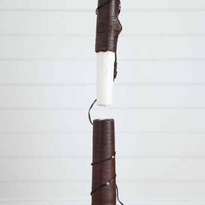 Image showing  4 ft. Artificial Pre-Lit Palm Tree with Warm White LED Lights, UV Resistant, Indoor/Outdoor