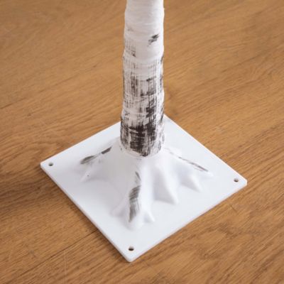 Image showing 5 th Nearly Natural 4 ft. Pre-Lit Artificial White Birch Tree with Color Changing LED Lights