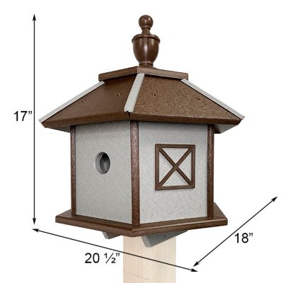 Image showing  Amish Made Recycled Plastic Gazebo Bird House