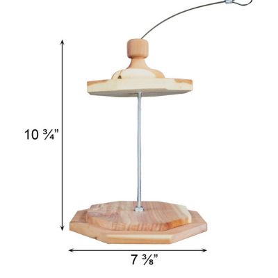 Image showing  Amish Made Cedar Stacker Bird Feeder
