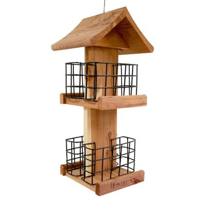 Image showing  Amish Made Cedar Quad Suet Cake Tower