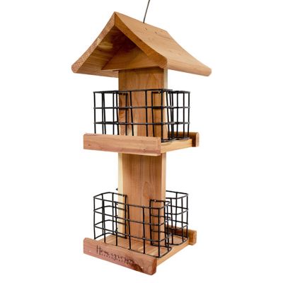 Image showing  Amish Made Cedar Quad Suet Cake Tower